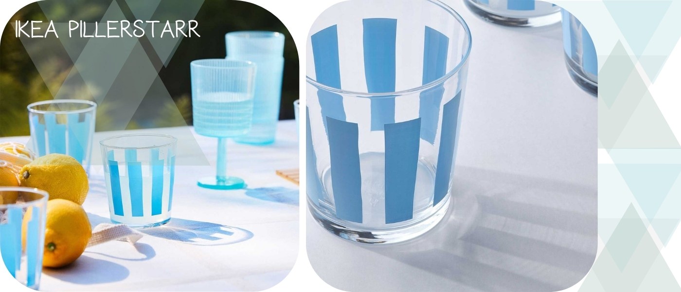 ست 4 عددی لیوان ایکیا مدل IKEA PILLERSTARR